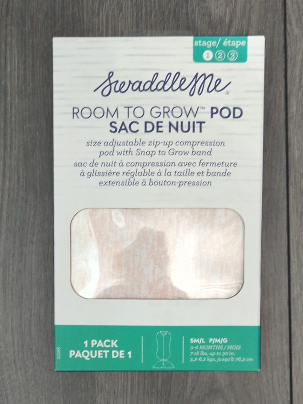 SwaddleMe Pod Sleep Sack in Blush Pink